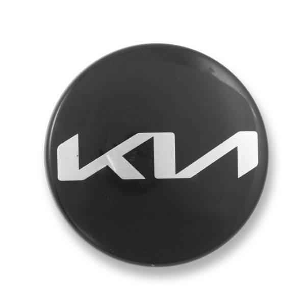 Used OE Genuine Kia Black w/ Chrome Logo Center Cap 52960R0100 for Carnival