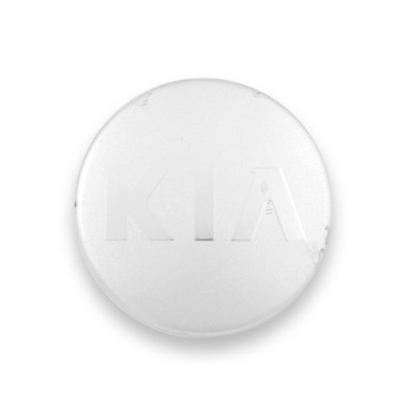 Used OE Genuine Kia Silver w/ Chrome Logo Center Cap 52960-2T500TF for Forte & Sportage