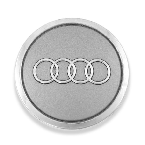 Used Genuine Audi Gray Metallic Center Cap 4B0601170A