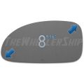 New Mirror Glass Replacements For Buick Lesabre 2000-2005 Driver Left Side 2752