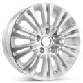 17" x 6.5" Chrysler Town & Country 2011-2016 Factory OEM Wheel Polished Silver Rim 2402