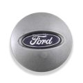 Used OE Genuine Ford Gray w/ Black and Chrome Logo Center Cap DL3J-1A096-BA for F-150