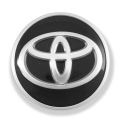 OE Genuine Toyota Black w/ Chrome Logo Center Cap 42603-0E070 for Camry, Crown, Crown Signia, Grand Highlander & bZ4X
