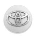 Used OE Genuine Toyota Silver w/ Chrome Logo Center Cap 42603-08030 for Camry & Sienna