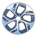 18" x 8" Mercedes Glc300 4Matic Suv Factory OEM Wheel Rim 13