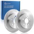New Rear Disc Rotors For Lexus CT200h Pontiac Vibe Toyota Corolla Matrix Prius 55159