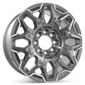 Open Box 22" x 9.5" GMC Hummer EV 2023 2024 Factory OEM Wheel Machined w/ Charcoal Rim 14094
