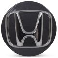 OE Genuine Honda Accord 2018 2019 2020 2021 2022 Dark Charcoal Center Cap w/ Chrome Logo CAP9117