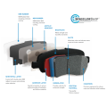New Front Ceramic Brake Pads for Honda Crosstour CR-V Odyssey D1521