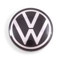 Used OE Genuine Volkswagen Black w/ Chrome Logo Center Cap 2GJ-601-171 for Taos & Tiguan