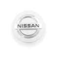 OE Genuine Nissan Silver Silver with Chrome Logo Center Cap 40342-ZM70B for 350Z 370Z Altima