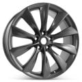 Open Box 21" x 8.5" Replacement Front Wheel for Tesla Model S 2012-2017 Charcoal Rim 98727