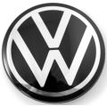 OE Genuine Volkswagen Center Cap Black 5H0601171FOD for Multiple Models CAP9542