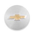 Used OE Genuine Chevrolet Machine w/ Gold Bowtie Logo Center Cap 20997899 for Blazer