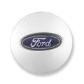 Used OE Genuine Ford Sparkle Silver w/ Oval Blue Logo Center Cap 6F2Z-1130-B for Crown Victoria