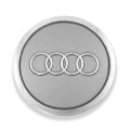 Used Genuine Audi Gray Metallic Center Cap 4B0601170A