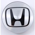 OE Genuine Honda Silver Center Cap w/ Black Logo 44732-S0X-A01 for Accord Civic Element Odyssey CAP6383