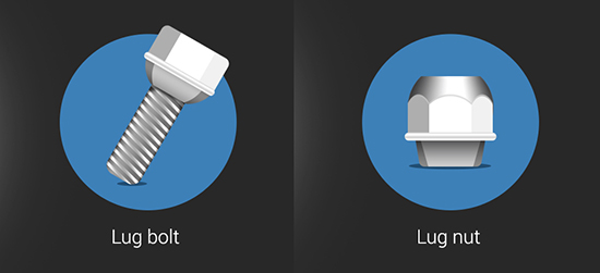 Lug nuts lug bolt